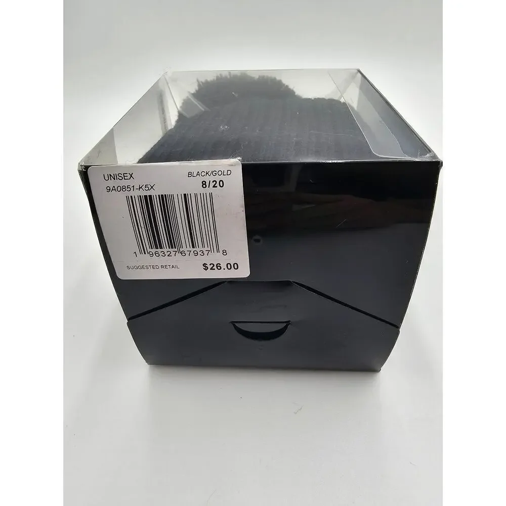 Jordan Girl's Youth 8-20 Black Pom Winter Beanie NIB W/Gift Tag